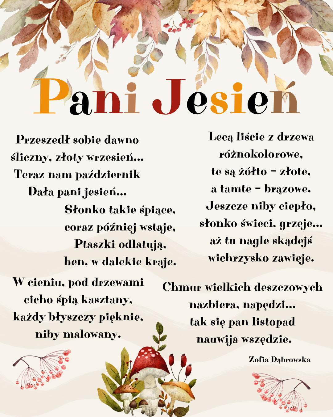 Pani jesień