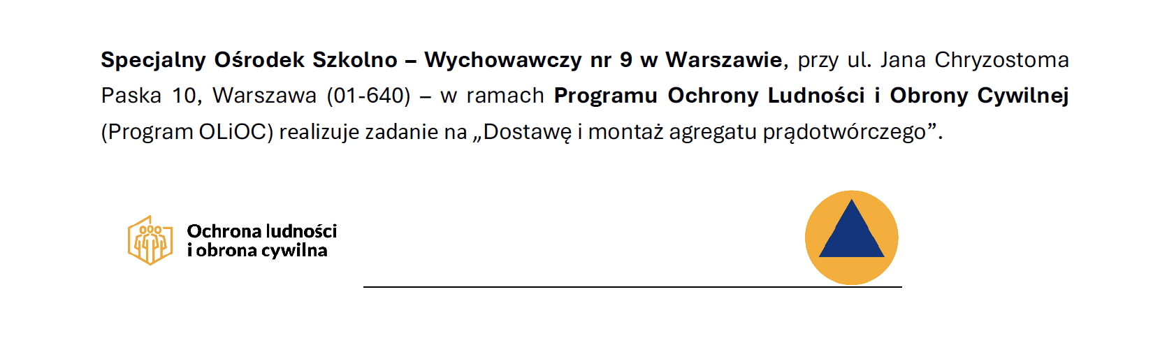 Program ochrony ludności i obrony cywilnej